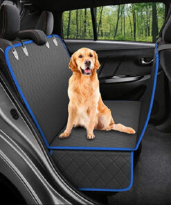 Dog Car Seat Cover View Mesh Pet Carrier Hammock Safety Protector Car Rear Back Seat Mat With Zipper And Pocket For Travel