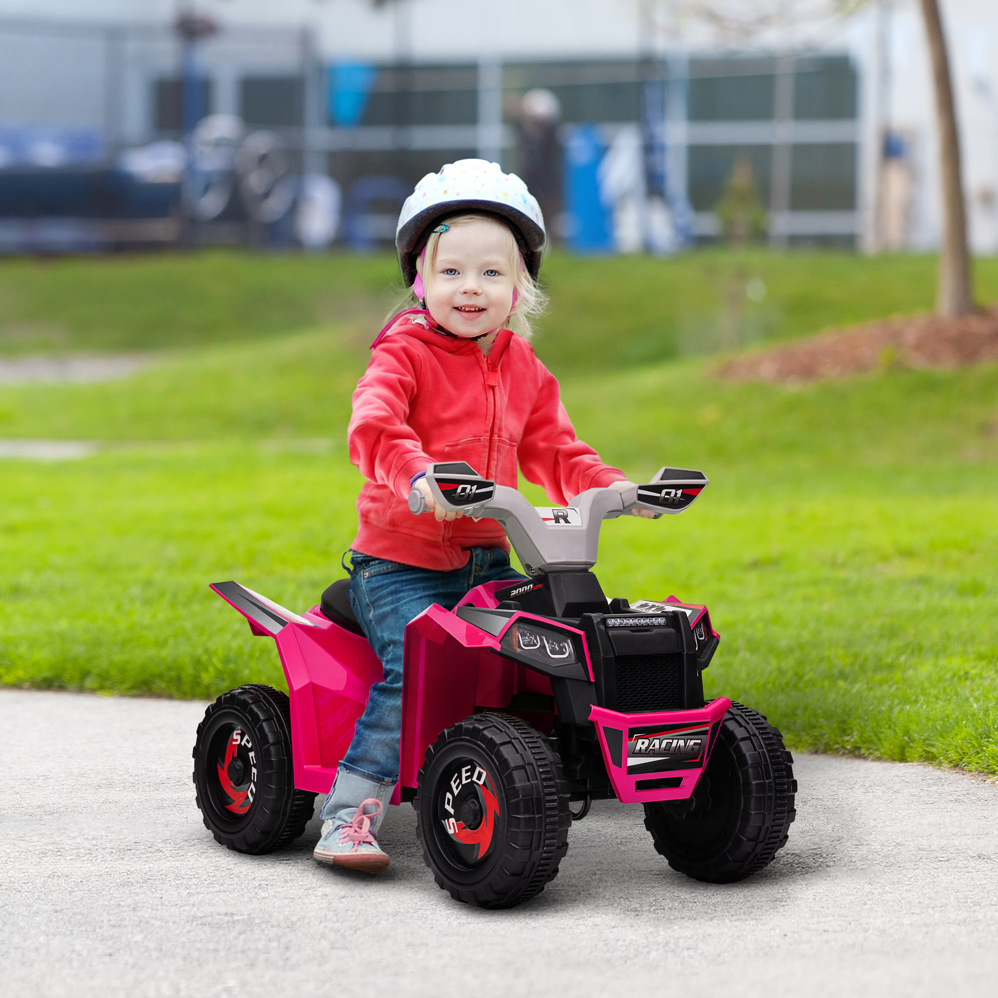 6V Quad Bike With Wear-Resistant Wheels, Forward Backward Function, For Ages 18-36 Months, - Image 2