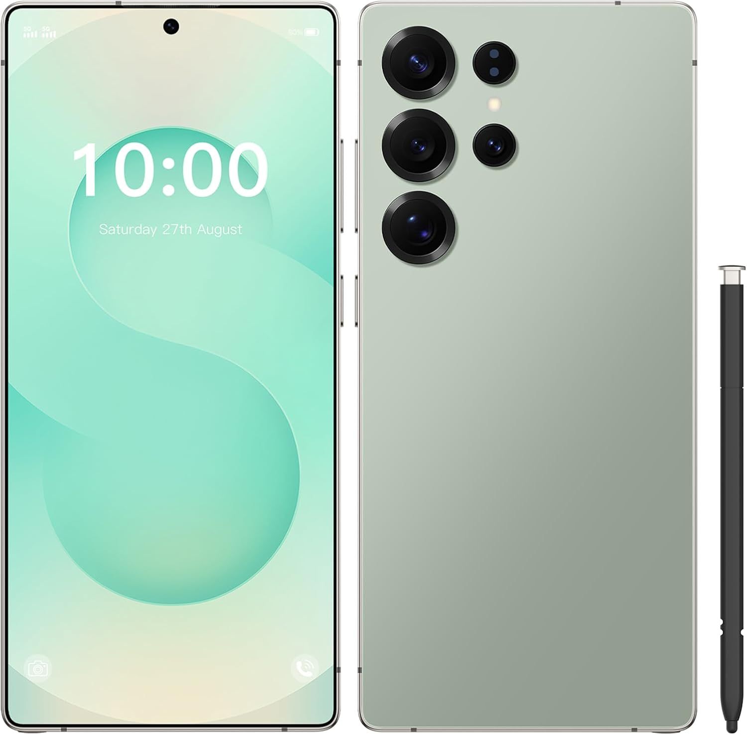 C25 Ultra Unlocked Phone,5G Smartphone 8GB 256GB 7.3-inch Android 14 Cell Phone 6800mAh Large Battery Dual SIM Face GPS - Image 5