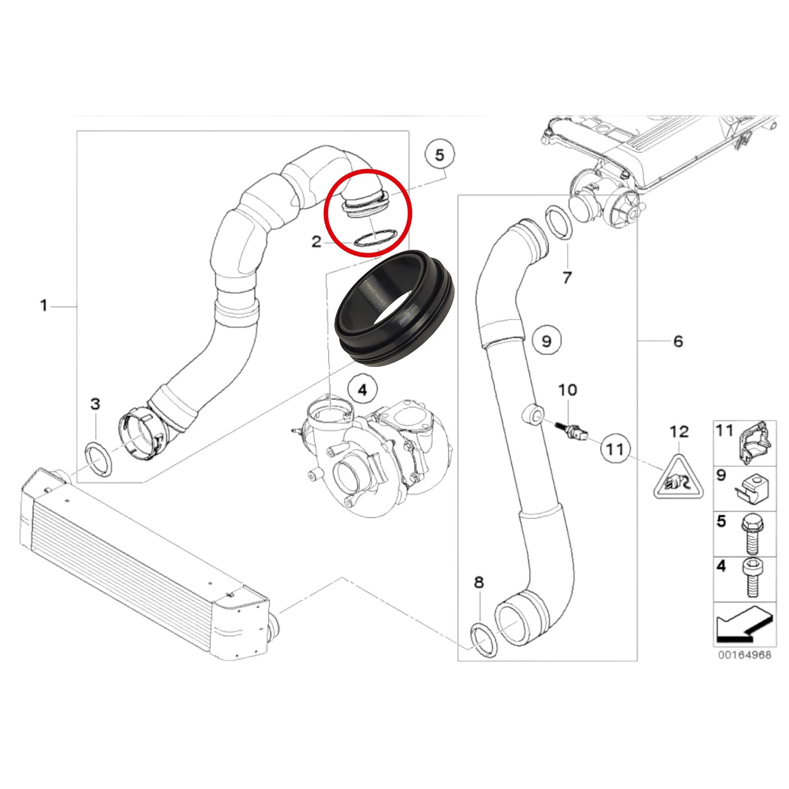 Engine Molded Gasket Seal OE 11617801222 11617789049 For 2.5L 3.0L Die Sel Engines E90 E60 E70 E83 - Image 5