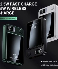 Magnetische Draadloze Powerbank, Supersnel Opladen, voor iPhone, Samsung