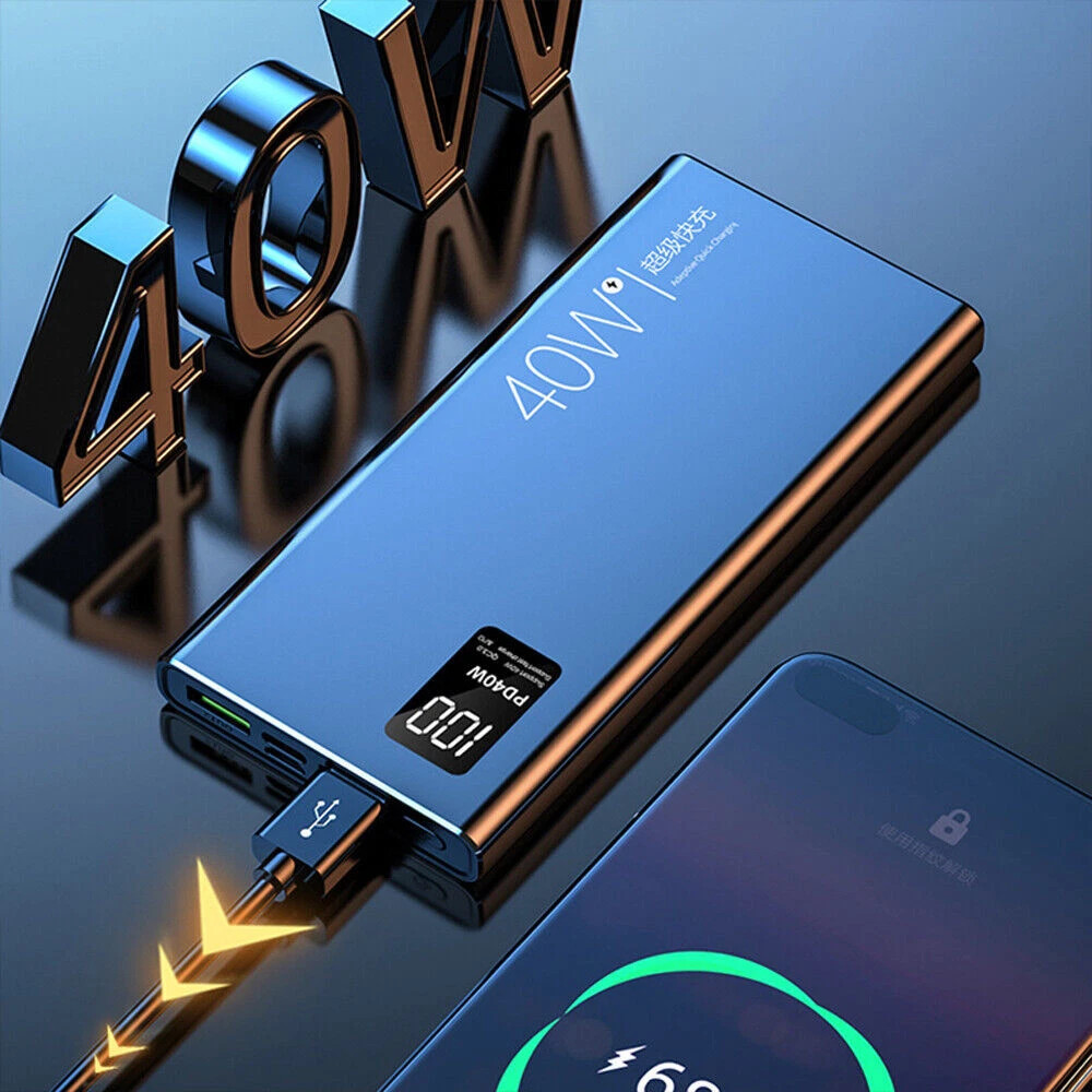 40W 20000mAh Krachtige Powerbank, Ultrasnel Opladen, Compatibel met iPhone, Samsung, Huawei en Andere Smartphones 7 40W 20000mAh Krachtige Powerbank, Ultrasnel Opladen, Compatibel met iPhone, Samsung, Huawei en Andere Smartphones - Afbeelding 7