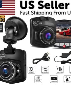2.4'' Full HD 1080P Dash Cam Car DVR Front or Rear Camera Night Vision G-sensor