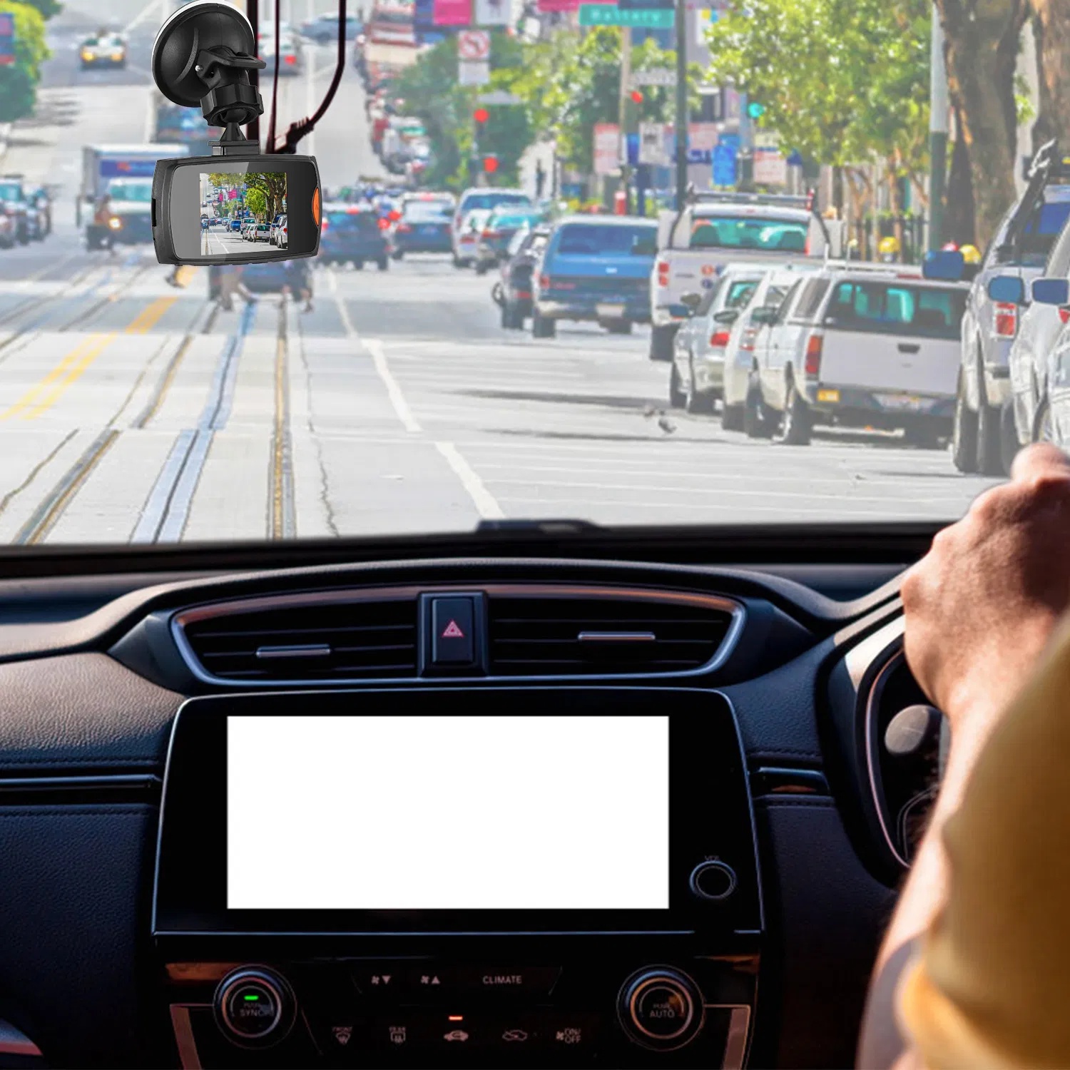 1080P HD Auto Dashcam, 90° Groothoek Dashcam met Nachtzicht, 6 IR-Lampjes, Lusopname en Videovergrendeling, Zuignaphouder met Lange Kabel 10 1080P HD Auto Dashcam, 90° Groothoek Dashcam met Nachtzicht, 6 IR-Lampjes, Lusopname en Videovergrendeling, Zuignaphouder met Lange Kabel - afbeelding 10