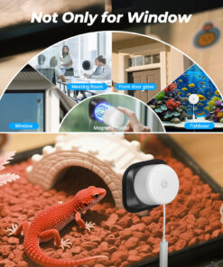 Alternative view of 3MP Window Camera With Bracket WiFi Indoor Home Security Motion Detection Two-Way Audio Camera