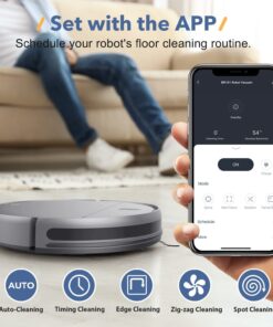 Huishoudelijke Veeg-, Dweil- en Zuigrobot met Automatisch Opladen - afbeelding 2