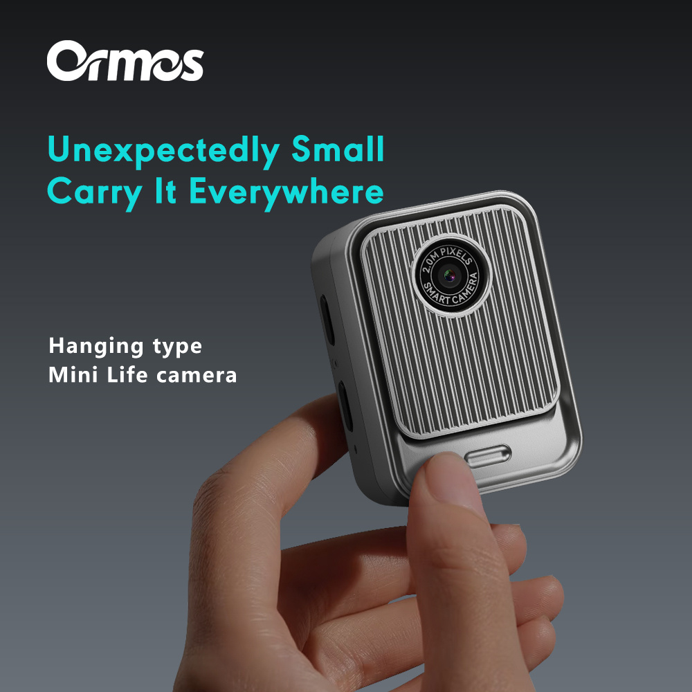 Ormos S131 Ultra-Light Mini Camera, 0.96 Inch Screen, Wearable Travel Camera & Photo Ornament, 16g Portable Hanging Camera With Type-C Charging 2 Ormos S131 Ultra-Light Mini Camera, 0.96 Inch Screen, Wearable Travel Camera & Photo Ornament, 16g Portable Hanging Camera With Type-C Charging - Afbeelding 2