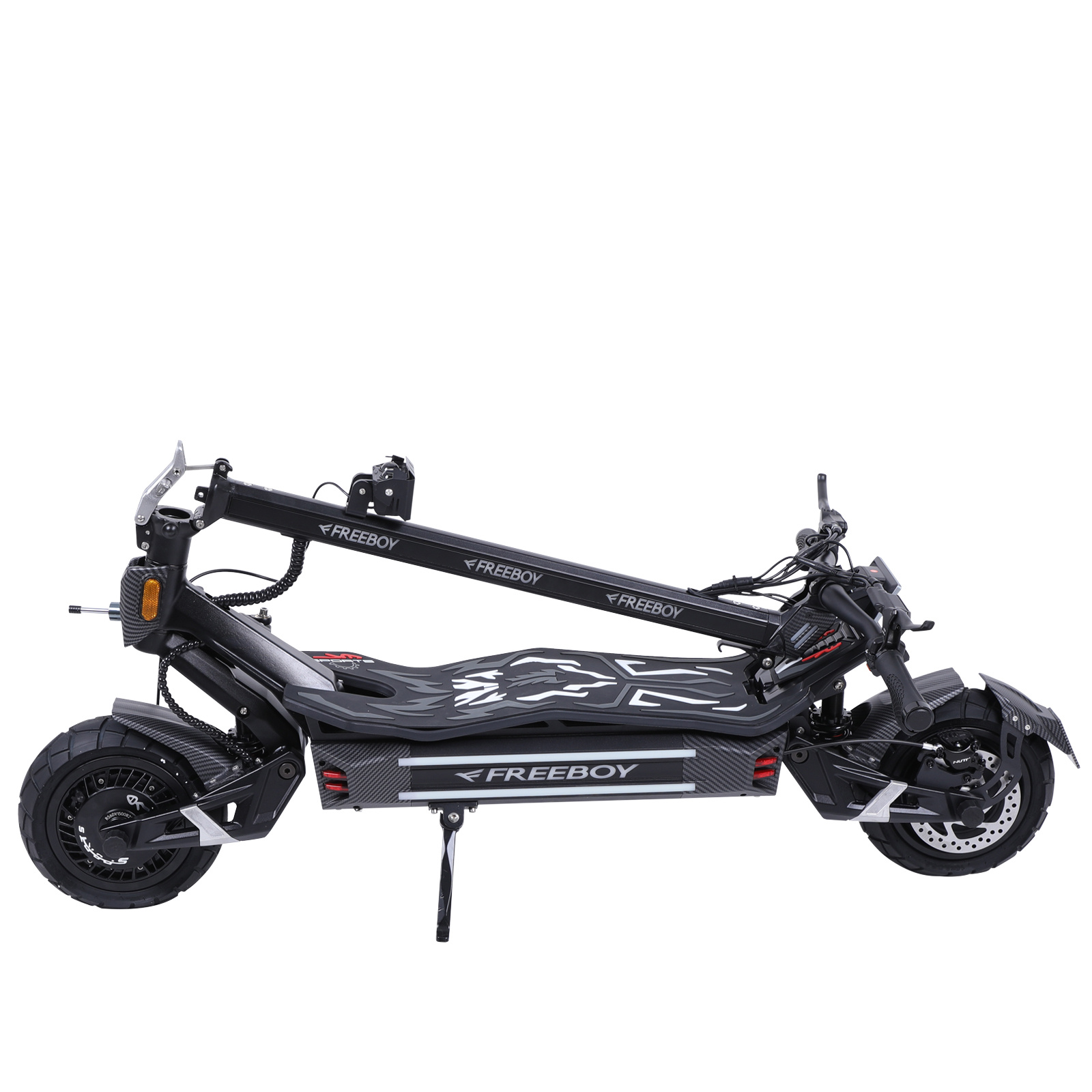 H16 High Standard Carbon Fiber Decal Design E-Scooter 8 H16 High Standard Carbon Fiber Decal Design E-Scooter - Afbeelding 8
