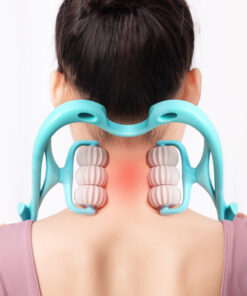 Multifunctional Manual Six-wheel Neck Massager Massage Relieve Roller Massage Tool