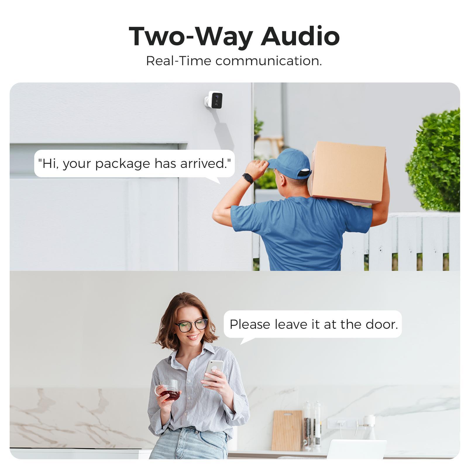 LNDU CL01 4K Wireless Security Camera 143 Degree Wide Angle Infrared Night Vision Human Body Sensing Dual Identification Detection 3 LNDU CL01 4K Wireless Security Camera 143 Degree Wide Angle Infrared Night Vision Human Body Sensing Dual Identification Detection - Afbeelding 3