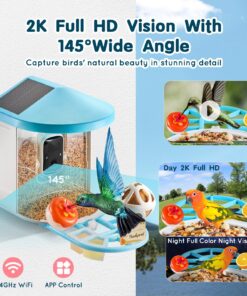 Alternative view of Smart Bird Feeder With Camera AI Identify 10000+ Bird Specie Solar-Powered