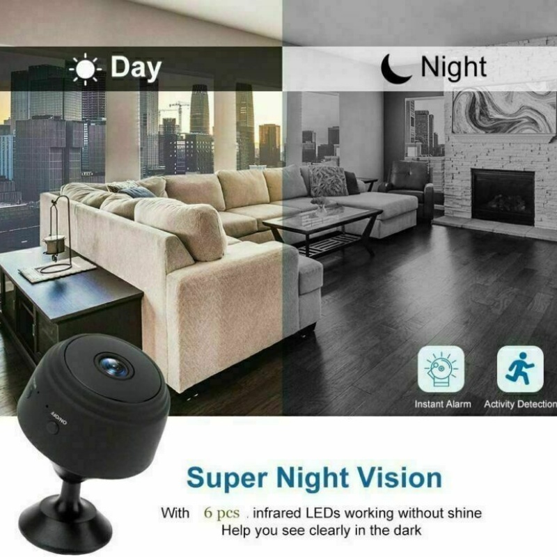 Mini Hidden Spy Camera Wireless Wifi IP Home Security 1080P HD DVR Night Vision - Image 5