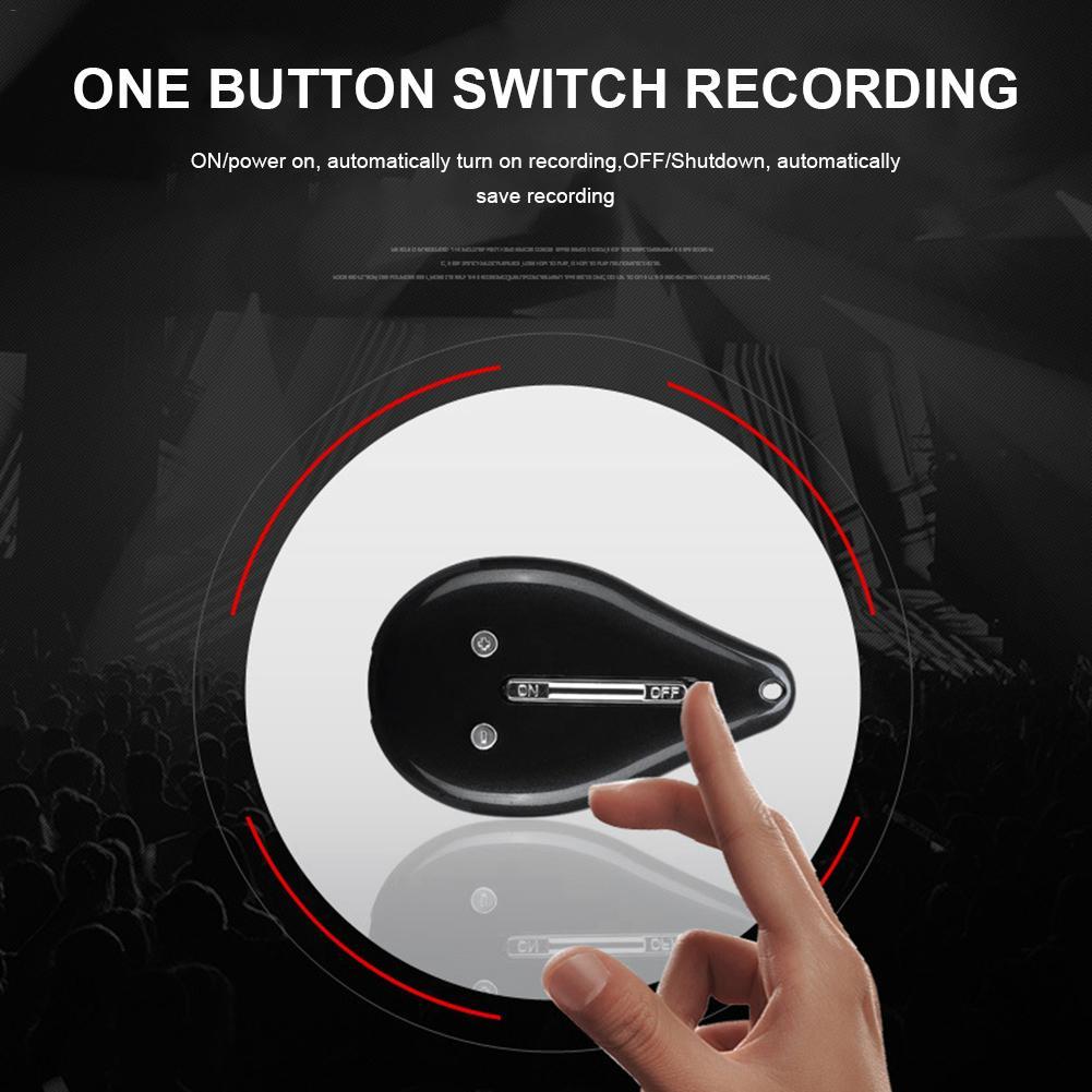STTWUNAKE Mini Hidden Voice Recorder Professional Digital 8GB HD Noise Reduction Time Stamp Spy Voice Recorder Built-in Battery - Image 3