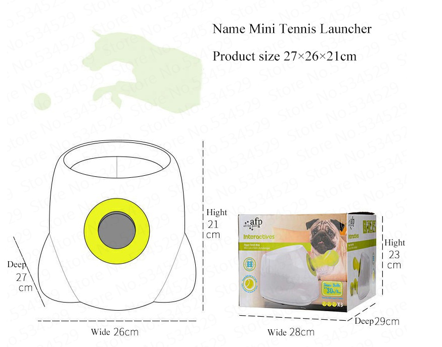 Dog Pet Automatic Interactive Ball Launcher - Afbeelding 7