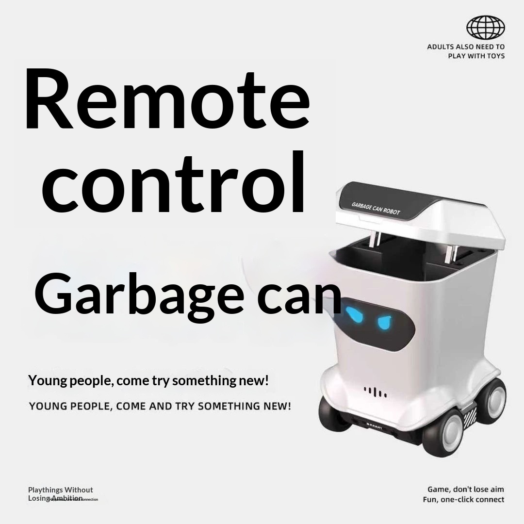 Bureau Mini Vuilnisbakrobot Speelgoed met Afstandsbediening 1 Bureau Mini Vuilnisbakrobot Speelgoed met Afstandsbediening