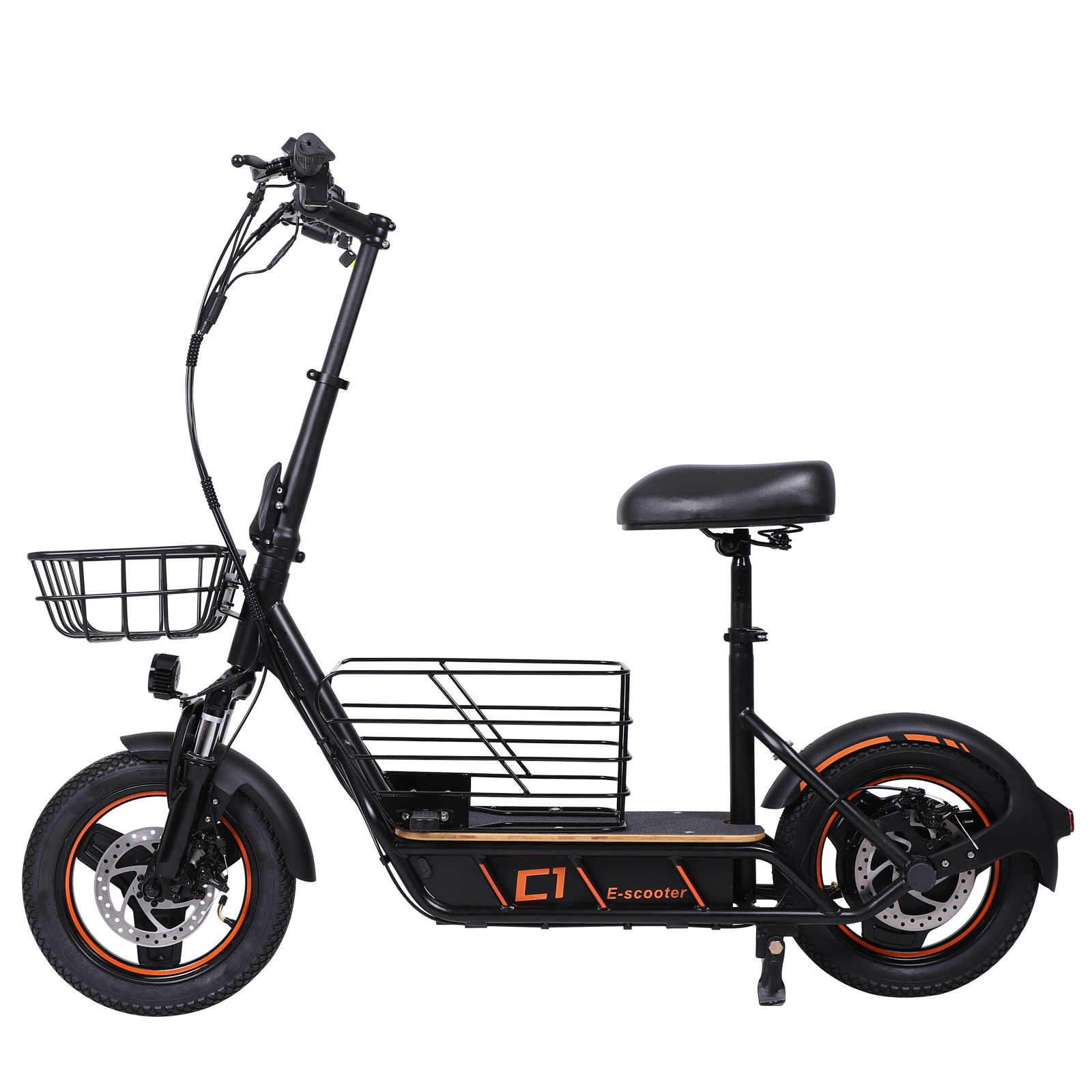 Opvouwbare H14 E-Scooter voor Dagelijkse Boodschappen en Uitstapjes met Huisdieren 7 Opvouwbare H14 E-Scooter voor Dagelijkse Boodschappen en Uitstapjes met Huisdieren - Afbeelding 7