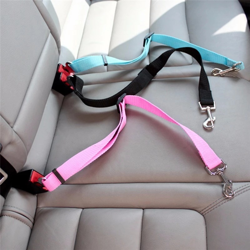 Adjustable Pet Cat Dog Car Seat Belt Pet Seat Vehicle Dog Harness Lead Clip Safety Lever Traction Dog Collars Dogs Accessoires Pets Products - Afbeelding 5
