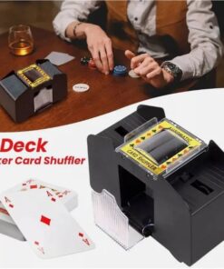 Elektrische Kaartenschudder, Automatische Pokerkaart Schudmachine voor 4 Decks, Casinostijl