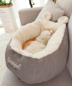 Pet Dog Bed Warming Soft Sleeping Bag Cushion Puppy Kennel