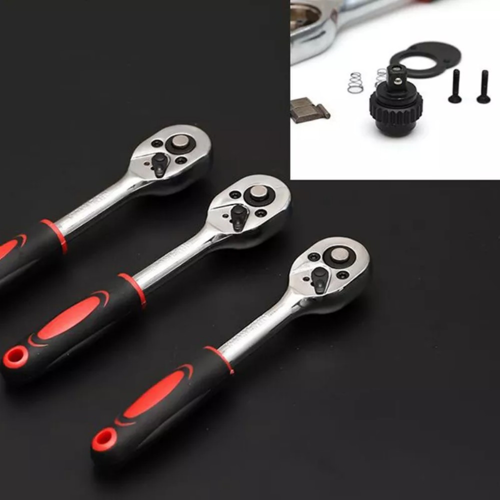 46-Delige 1/4 Ratelsleutel Combinatie Dopsleutelset voor Autoreparatie 5 46-Delige 1/4 Ratelsleutel Combinatie Dopsleutelset voor Autoreparatie - Afbeelding 5