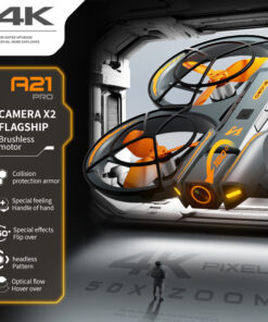 Alternative view of A21-4.3 Screen - Black - Dual Electric Drone