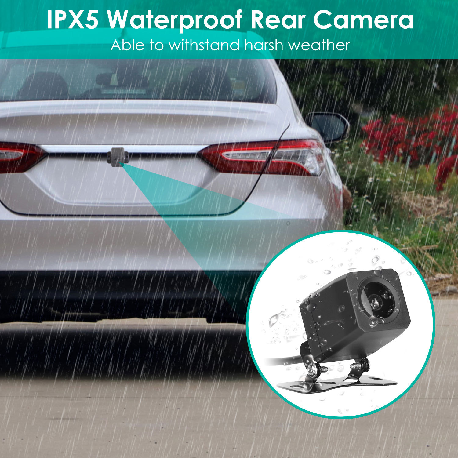 2K Car DVR 3 Channel Dash Cam Camcorder Camera Recorder With 140 Degree Angle GPS WiFi Night Vision G-sensor Loop Recording Parking Monitor 3 2K Car DVR 3 Channel Dash Cam Camcorder Camera Recorder With 140 Degree Angle GPS WiFi Night Vision G-sensor Loop Recording Parking Monitor - Afbeelding 3