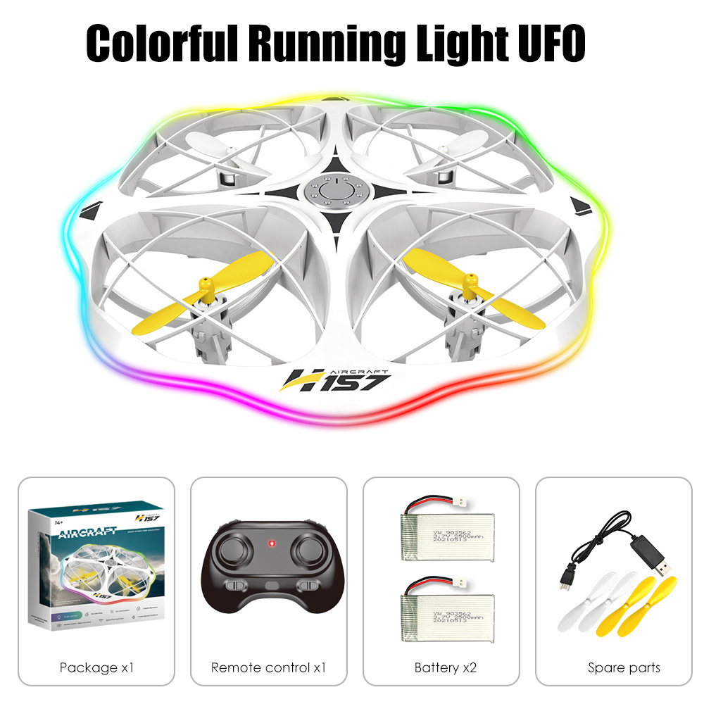H158 White Dual Electric Drone 1 H158 White Dual Electric Drone