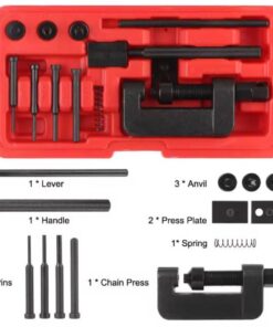 Alternative view of Support pan European shipping--13-Piece Motorcycle Bike ATV Chain Breaker & Riveting Tool Kit CR-V Steel Storage Case Fits #35 - #630 Chains