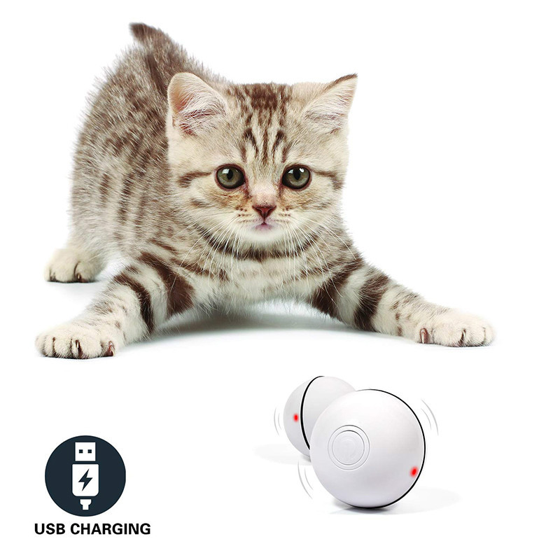 LED Laser Electronic Rolling Pet Funny Cat Toy Ball - Afbeelding 8