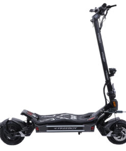 Alternative view of H16 High Standard Carbon Fiber Decal Design E-Scooter