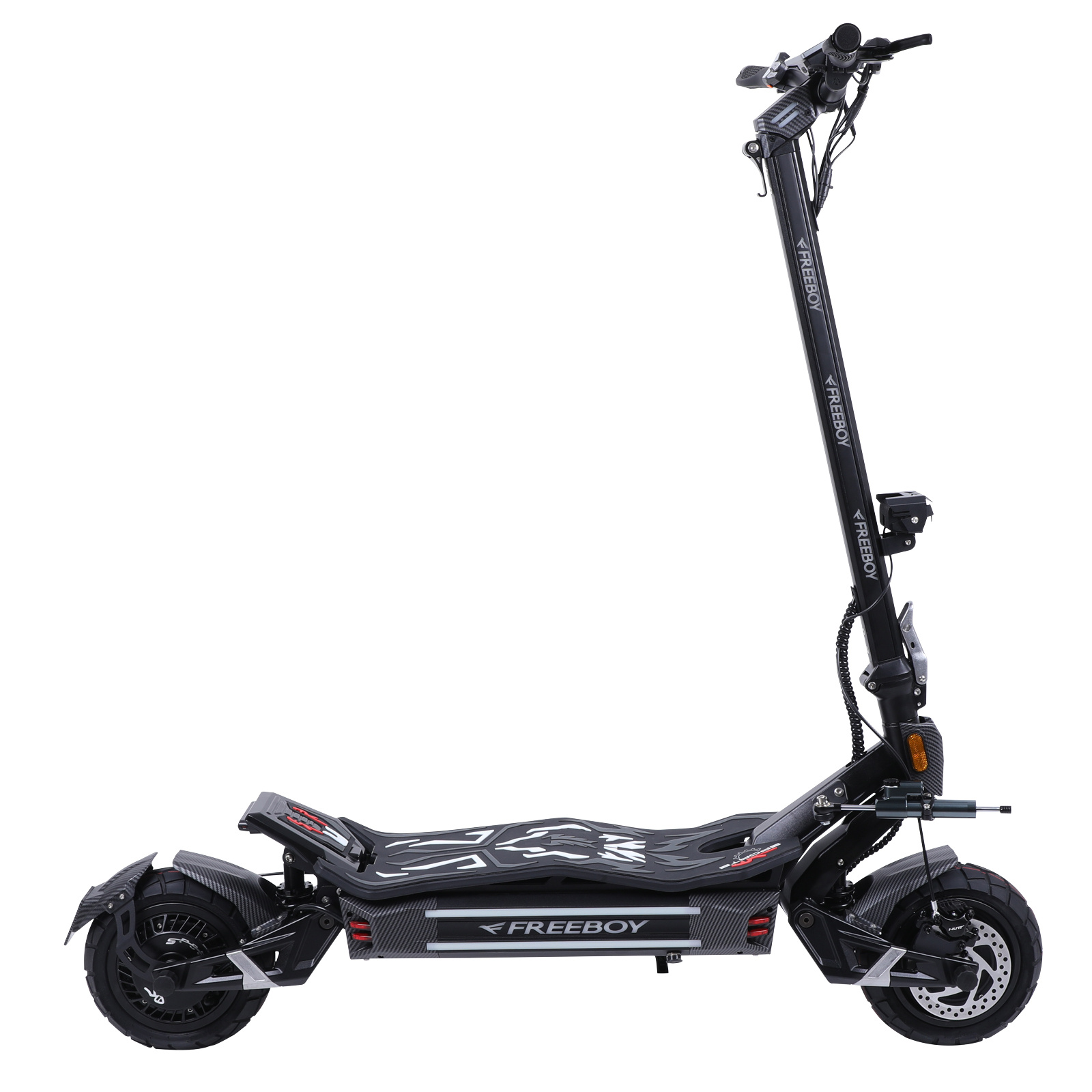 H16 High Standard Carbon Fiber Decal Design E-Scooter 2 H16 High Standard Carbon Fiber Decal Design E-Scooter - Afbeelding 2