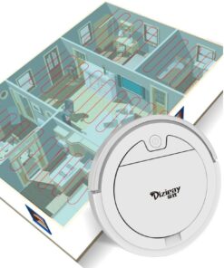 Ultradunne Robotstofzuiger met Watertank Nat en Droog 2800Pa met Afstandsbediening Veeg- en Dweilrobot - afbeelding 2