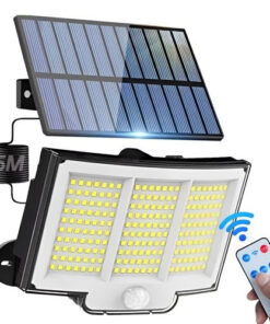 Solar Power LED Wall Light Security Outdoor Garden Flood Lamp PIR Motion Sensor