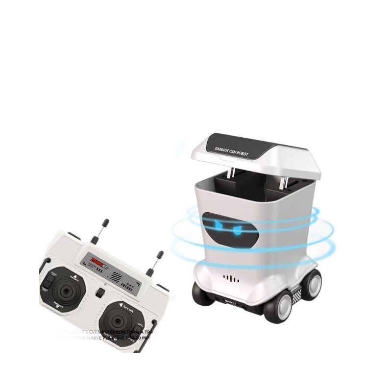 Bureau Mini Vuilnisbakrobot Speelgoed met Afstandsbediening 5 Bureau Mini Vuilnisbakrobot Speelgoed met Afstandsbediening - afbeelding 5