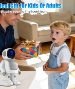 AI Dansende Robot Speelgoed - Slimme Interactieve Leer- en Entertainmentrobot voor Kinderen met Bluetooth Muziek, Programmeerbare Bewegingen en Spraakassistent - afbeelding 2