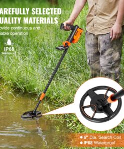 Alternative view of Metaaldetector Kit voor Kinderen, Multifunctionele Professionele Detector met 2 Modi, Metaalzoeker, Waterdichte 15,2cm Spoel voor Grotere Diepte, met Schepje en Draagtas