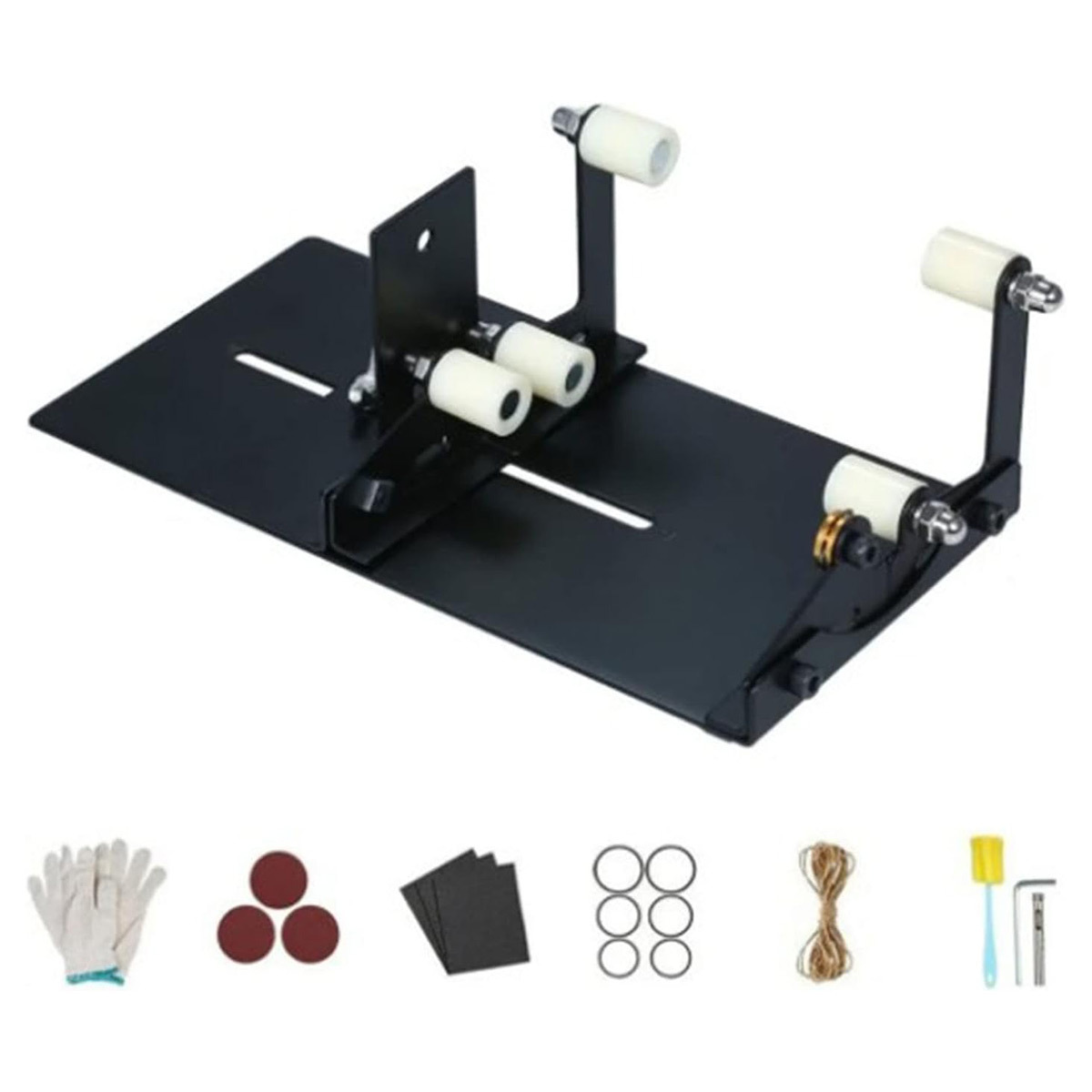 Glazen Flessensnijmachine Set, 19-Delig, Multifunctioneel Snijgereedschap voor Wijn- en Glazen Flessen 2 Glazen Flessensnijmachine Set, 19-Delig, Multifunctioneel Snijgereedschap voor Wijn- en Glazen Flessen - Afbeelding 2
