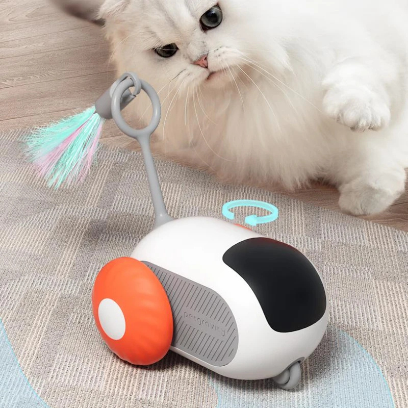 Remote Control Interactive Cat Car Toy USB Charging Chasing Automatic Self-moving Remote Smart Control Car Interactive Cat Toy Pet Products - Afbeelding 5