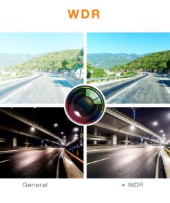 Alternative view of 170° WiFi Dash Cam Recorder Car Camera HD 1080P Car DVR Vehicle Video G-Sensor