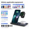 3-in-1 Draadloze Reis Oplaadstandaard voor iPhone, Apple Watch, AirPods, Opvouwbaar Snellaadstation 9 3-in-1 Draadloze Reis Oplaadstandaard voor iPhone, Apple Watch, AirPods, Opvouwbaar Snellaadstation