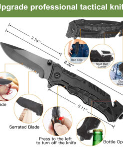 Noodoverlevingsset 30-in-1, Professionele Survival Uitrusting met EHBO voor SOS, Wandelen, Jagen, Camping