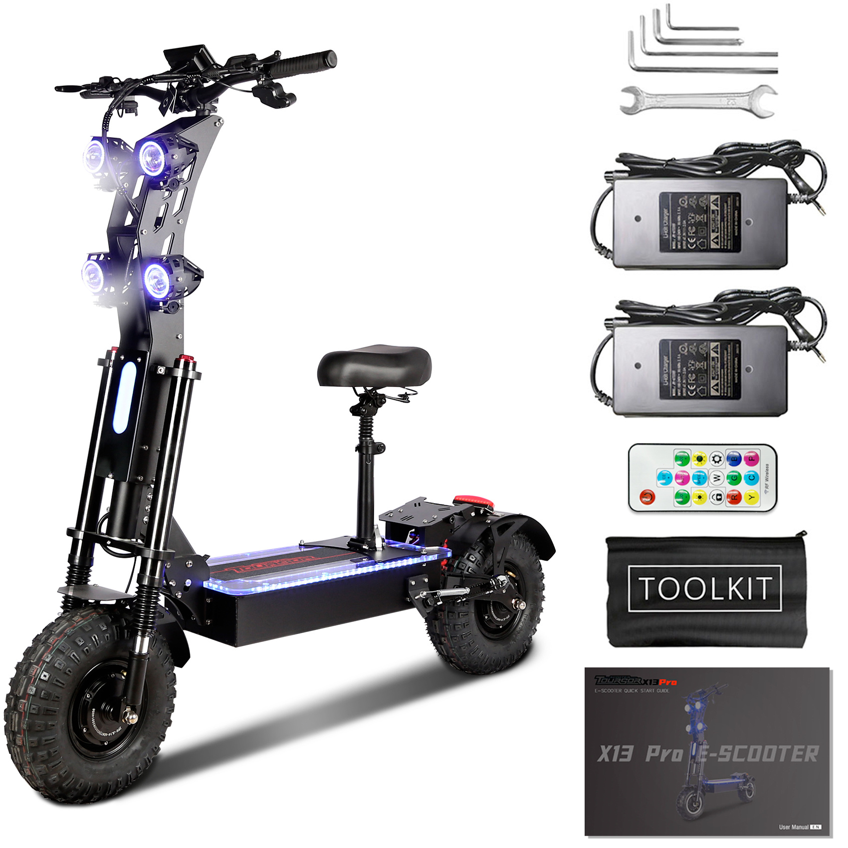 X14 High Power 13 Inches Off-road Wheel 5000W Motor Eletric Scooter 1 X14 High Power 13 Inches Off-road Wheel 5000W Motor Eletric Scooter