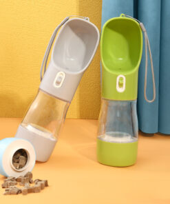 Alternative view of Pet Dog Water Bottle Feeder Bowl Portable Water Food Bottle Pets Outdoor Travel Drinking Dog Bowls Water Bowl For Dogs