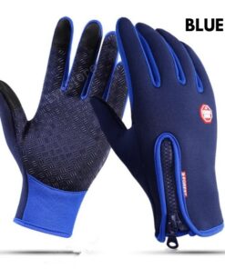 Alternative view of Winter Gloves Touch Screen Riding Motorcycle Sliding Waterproof Sports Gloves With Fleece