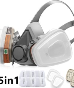Halfgelaatsmasker Stofmasker voor Houtbewerking, Schilderen en Lassen