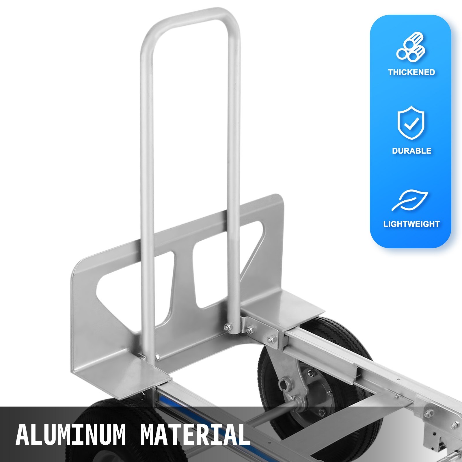 Inklapbare Steekwagen 3-in-1 Aluminium Handtrolley - Duurzaam en Opvouwbaar 3 Inklapbare Steekwagen 3-in-1 Aluminium Handtrolley - Duurzaam en Opvouwbaar - Afbeelding 3
