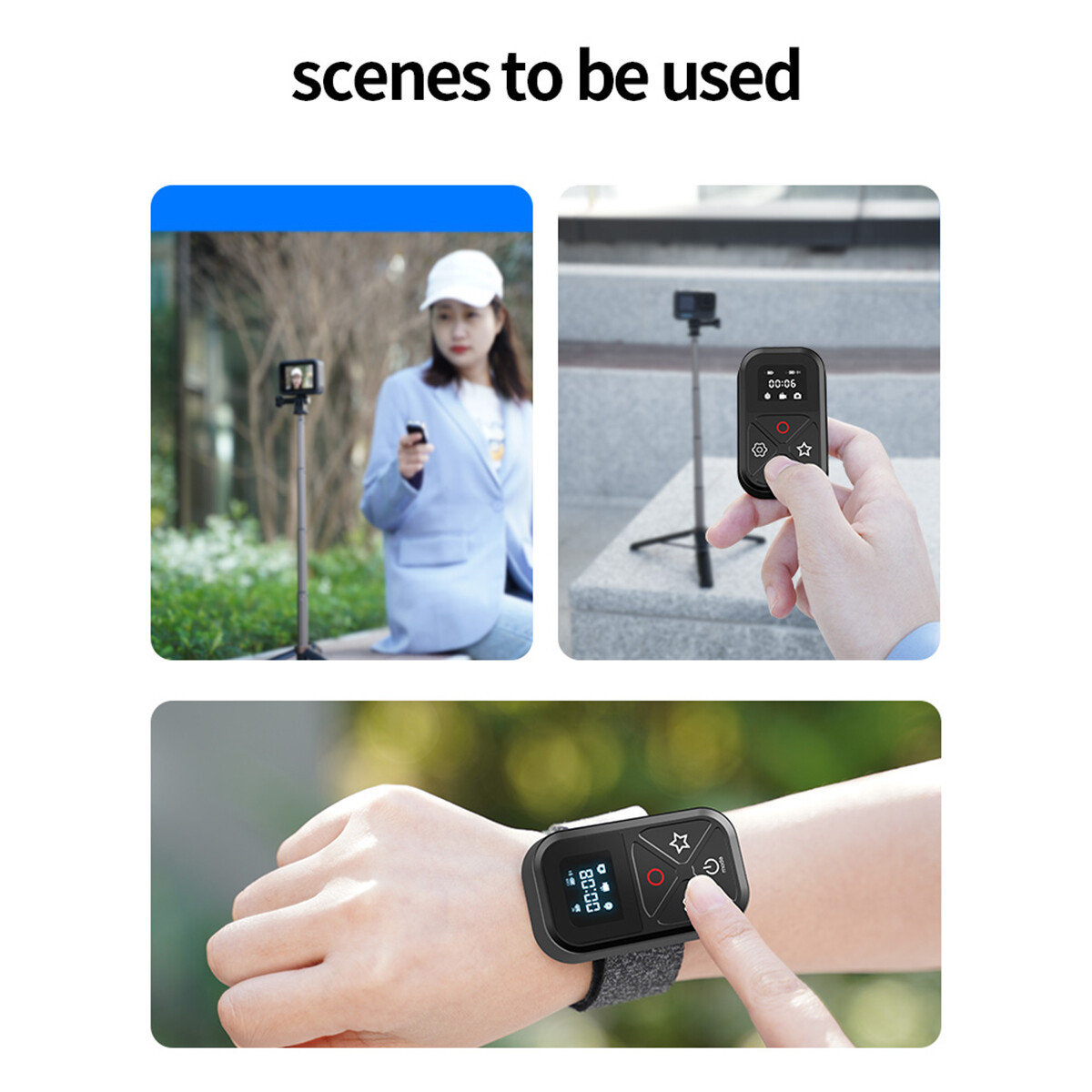 TELESIN Smart Wireless Remote Control Camera Controller For Go Pro Hero 11 10 9 8 8 TELESIN Smart Wireless Remote Control Camera Controller For Go Pro Hero 11 10 9 8 - Afbeelding 8