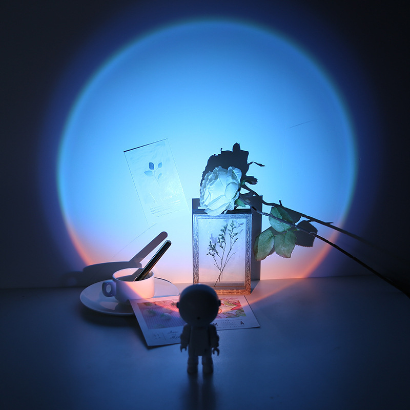Oplaadbare Astronaut Robot Regenboogprojectie Zonlamp Tafellamp Zonsondergang Sfeerlamp Dimbaar 5 Oplaadbare Astronaut Robot Regenboogprojectie Zonlamp Tafellamp Zonsondergang Sfeerlamp Dimbaar - afbeelding 5