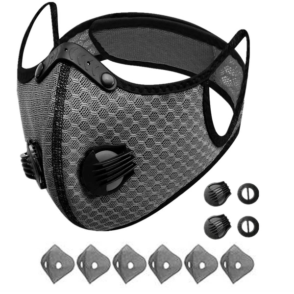 Halfgelaatsmasker Ademhalingsbeschermer met Filters, Herbruikbaar Gezichtsmasker 3 Halfgelaatsmasker Ademhalingsbeschermer met Filters, Herbruikbaar Gezichtsmasker - Afbeelding 3