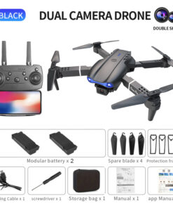 E99Pro - Dual Camera - Dual Electric Drone--biack